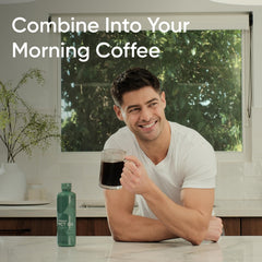 Sports Research oil pouring into coffee demonstrating smooth mixing