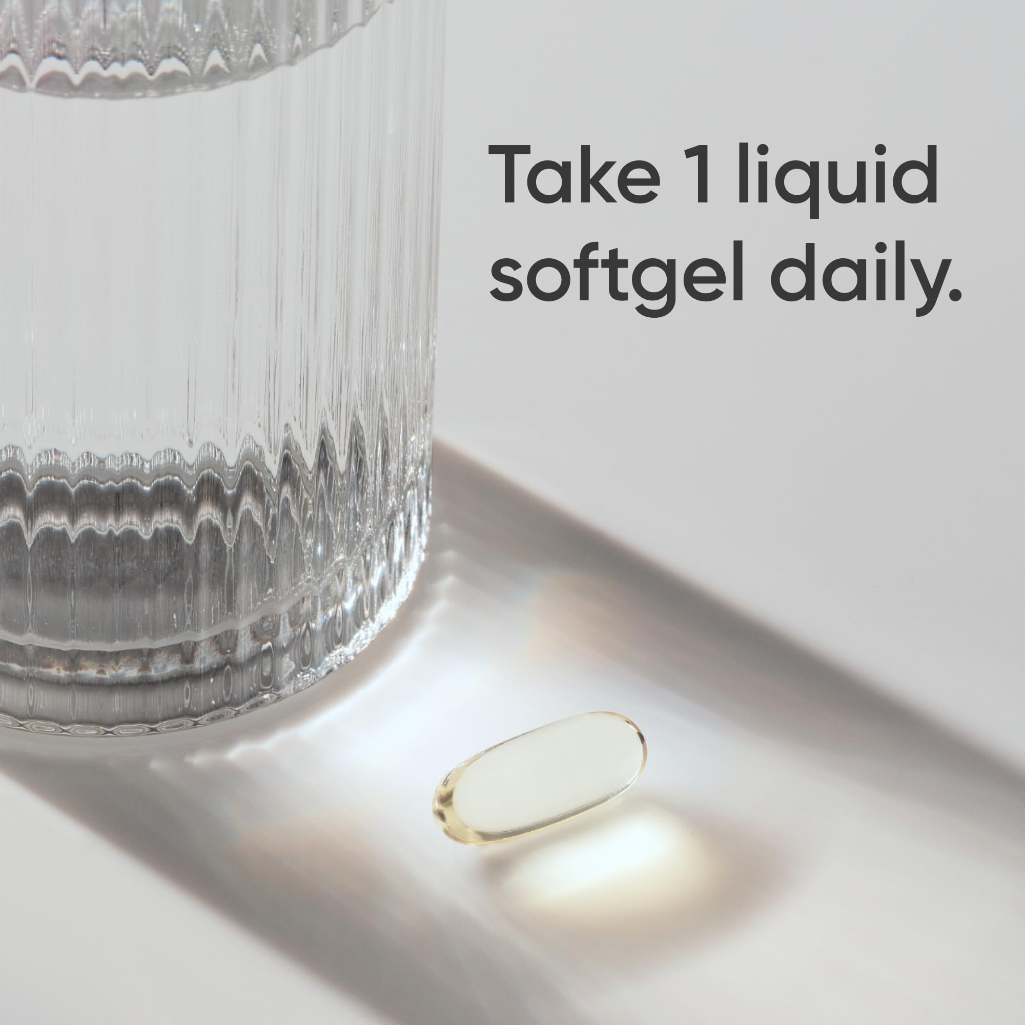 Sports Research softgel held in hand to show true size and dosing convenience benefit