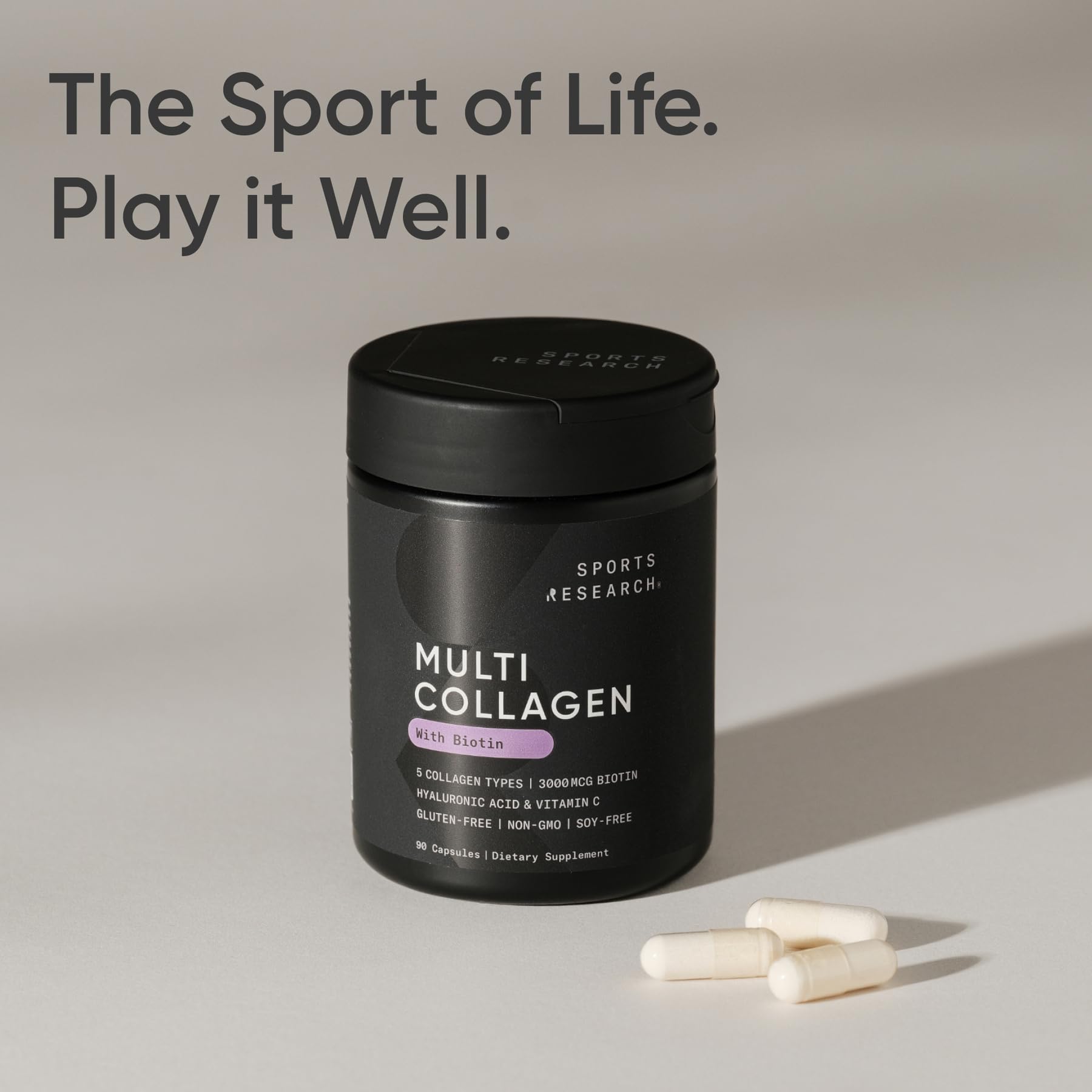 Sports Research cápsulas integradas en rutina de belleza matutina