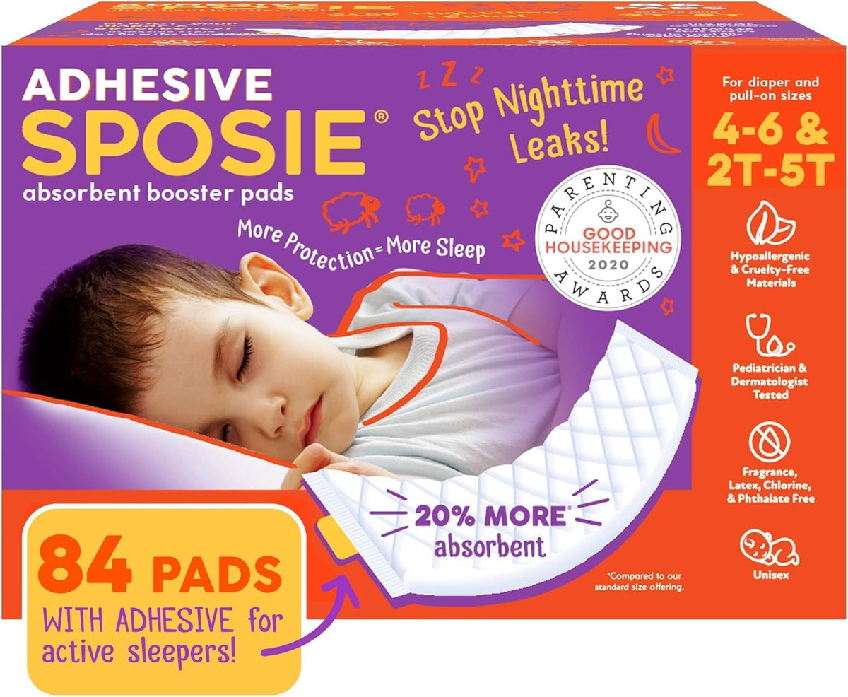 Select Kids Sposie paquete frontal mostrando 84 unidades y facilidad de almacenamiento
