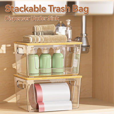 spospo clear side profile revealing bag roll for quick supply checks