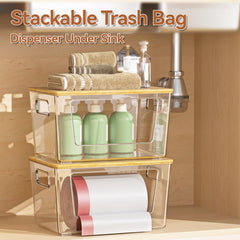 spospo clear side profile revealing bag roll for quick supply checks
