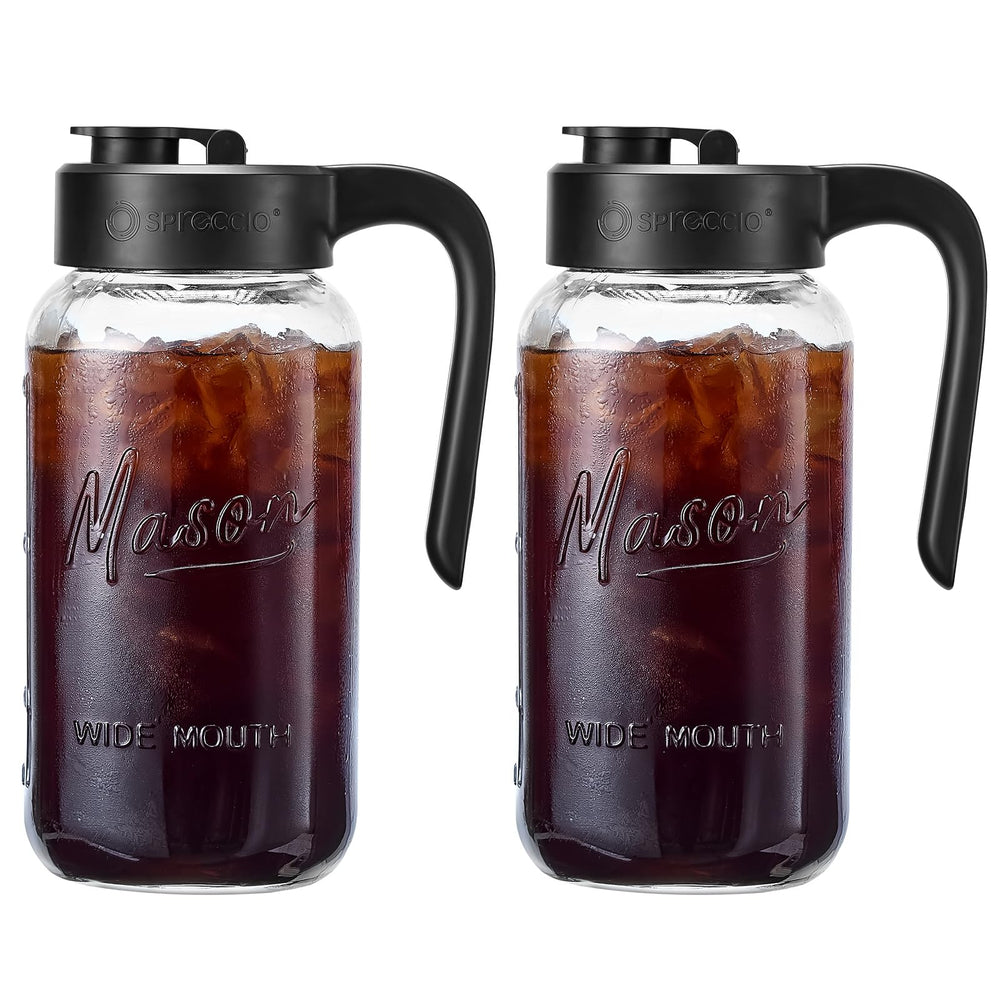Spreccio jarra frontal mostrando diseño y capacidad 64 oz, ideal para servir