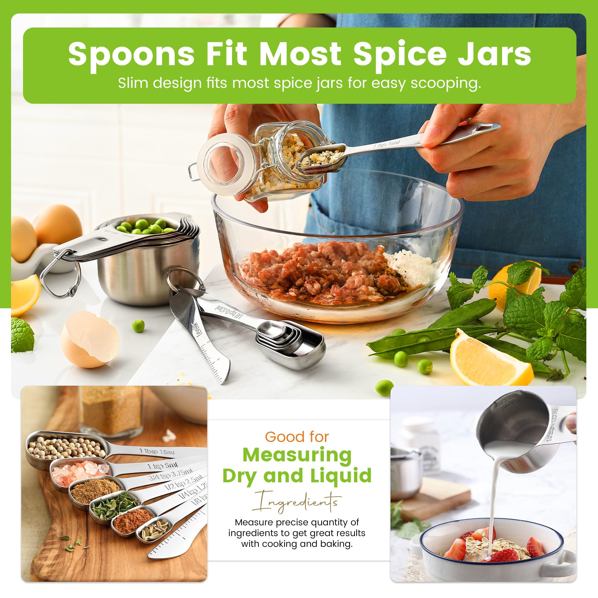 Spring Chef taza vertiendo líquido con pico para trasvases sin goteo
