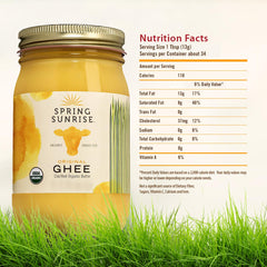 Spring Sunrise ghee derritiéndose en sartén para cocción a alta temperatura