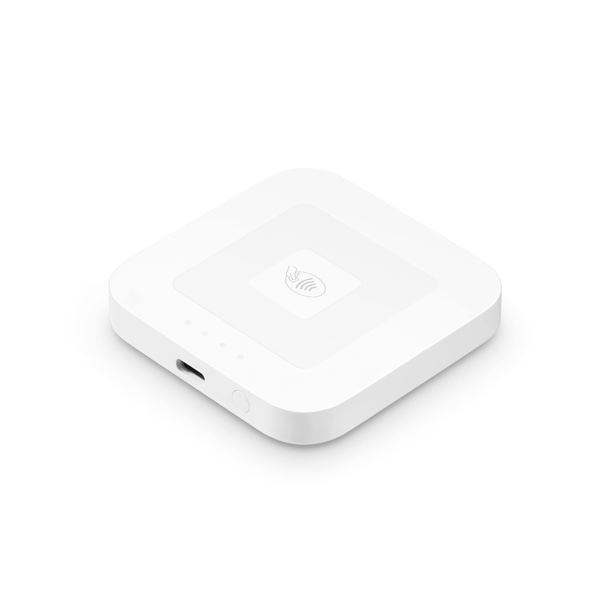 Square lector detalle ranura chip que facilita lecturas seguras