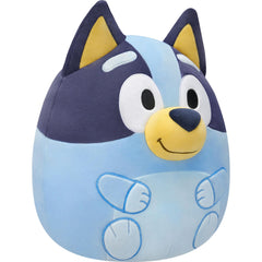 Squishmallows Bluey detalle de textura que resalta tacto agradable