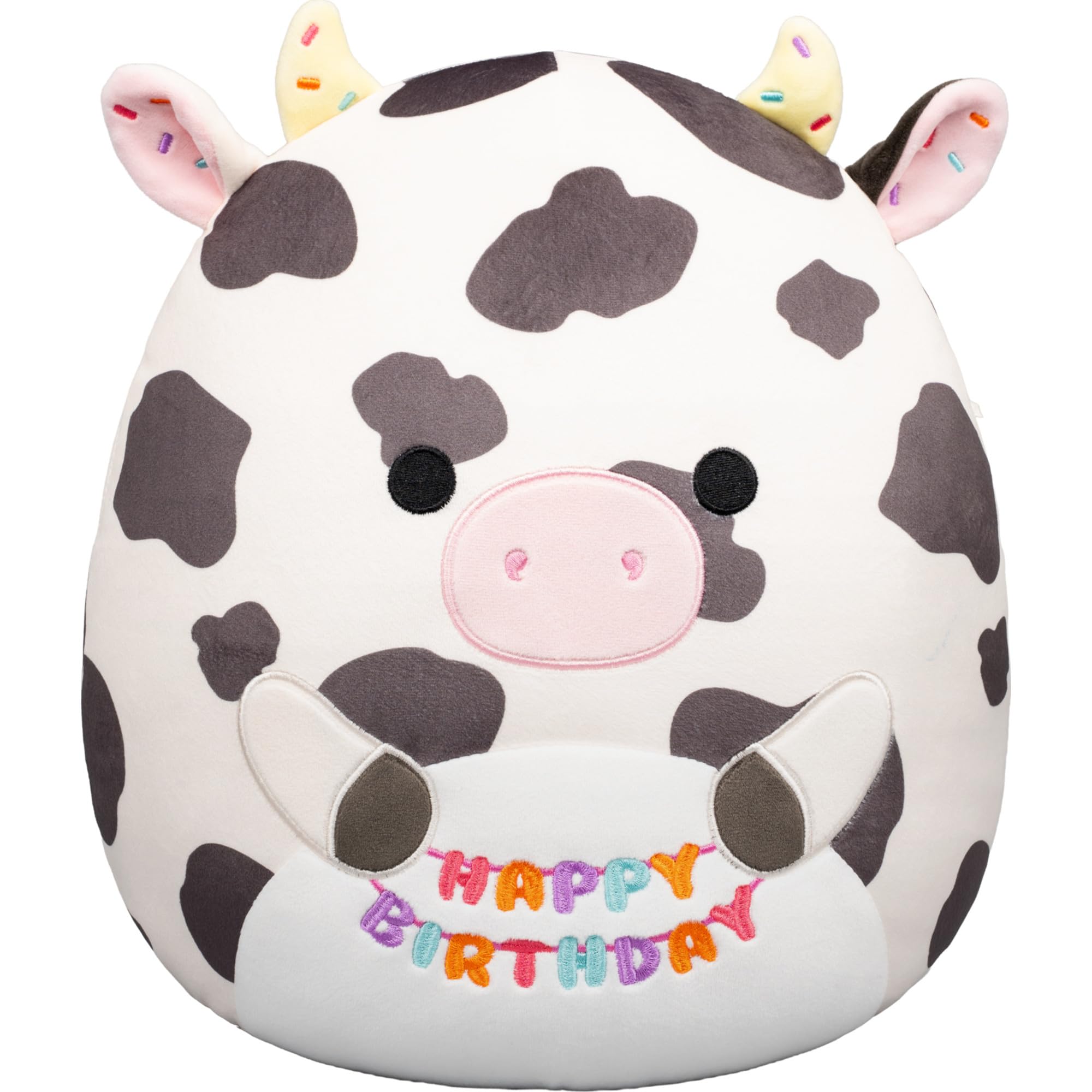 Squishmallows Colin vista frontal con empaque, regalo listo