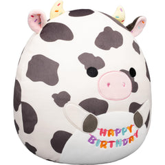 Squishmallows Colin textura ultrasuave en primer plano, tacto acogedor