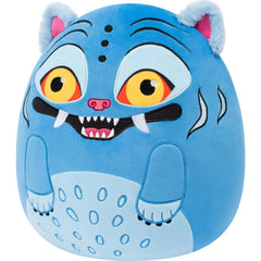 Squishmallows Derpy en mano escala ideal para viajes y niños