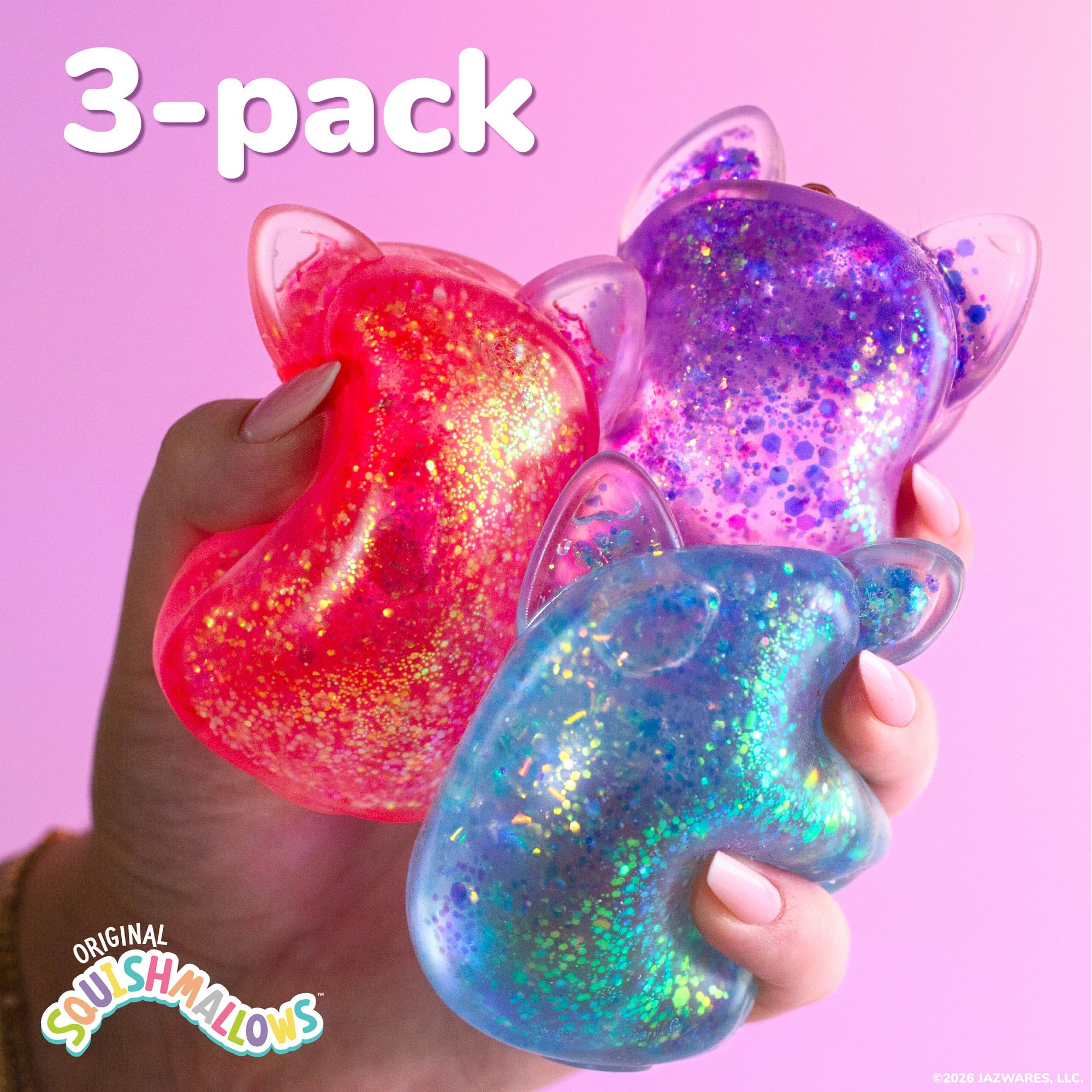 Squishmallows SLIMYGLOOP embalaje y etiqueta Horizon Group USA información visible