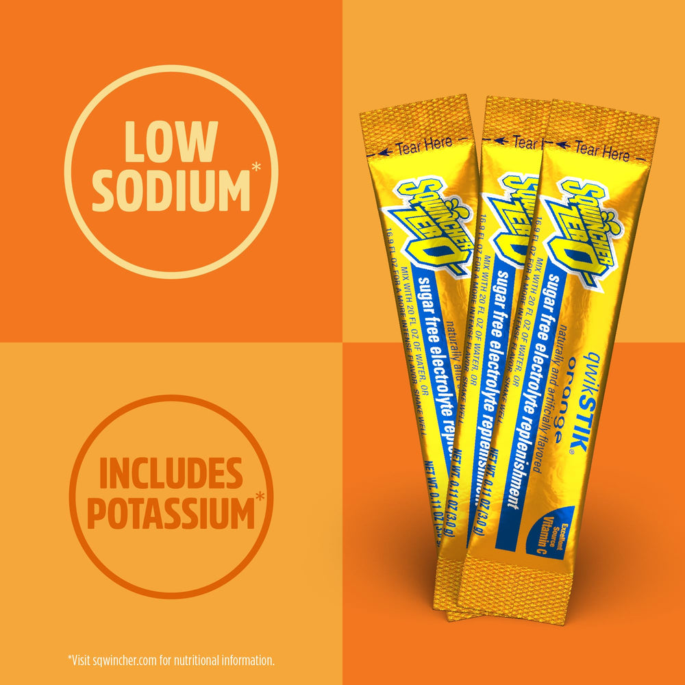 Sqwincher sobre vertido en botella de 16 oz durante uso, mezcla instantánea