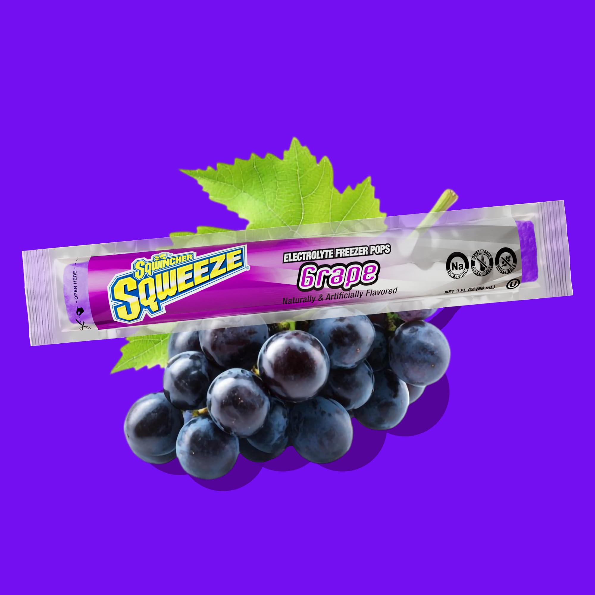 Sqwincher disposición de sabores para elegir fácilmente el preferido