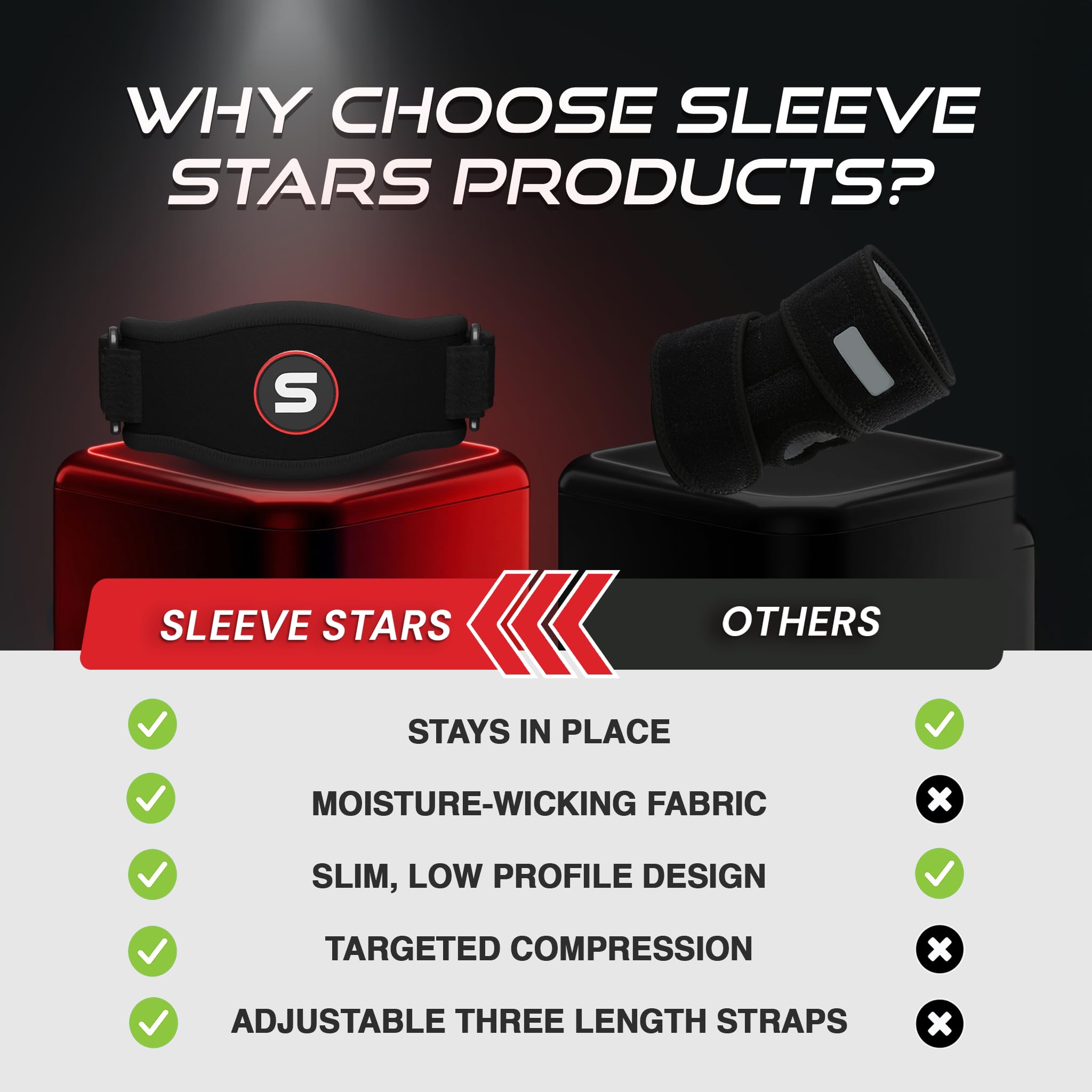SS SLEEVE STARS estilo de vida con deportista trotando usando la faja para movilidad