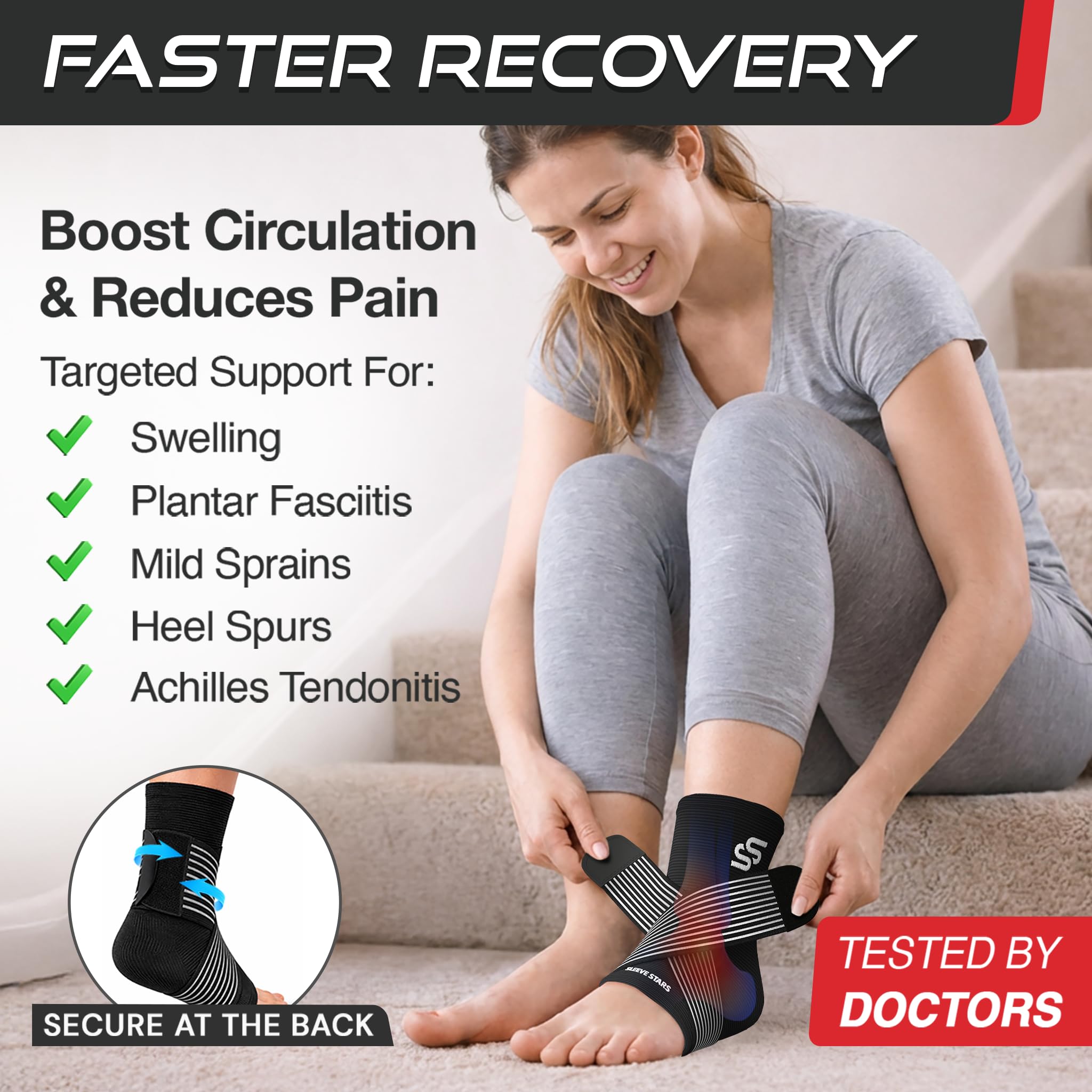 SS SLEEVE STARS primer plano de tejido transpirable con sujeción