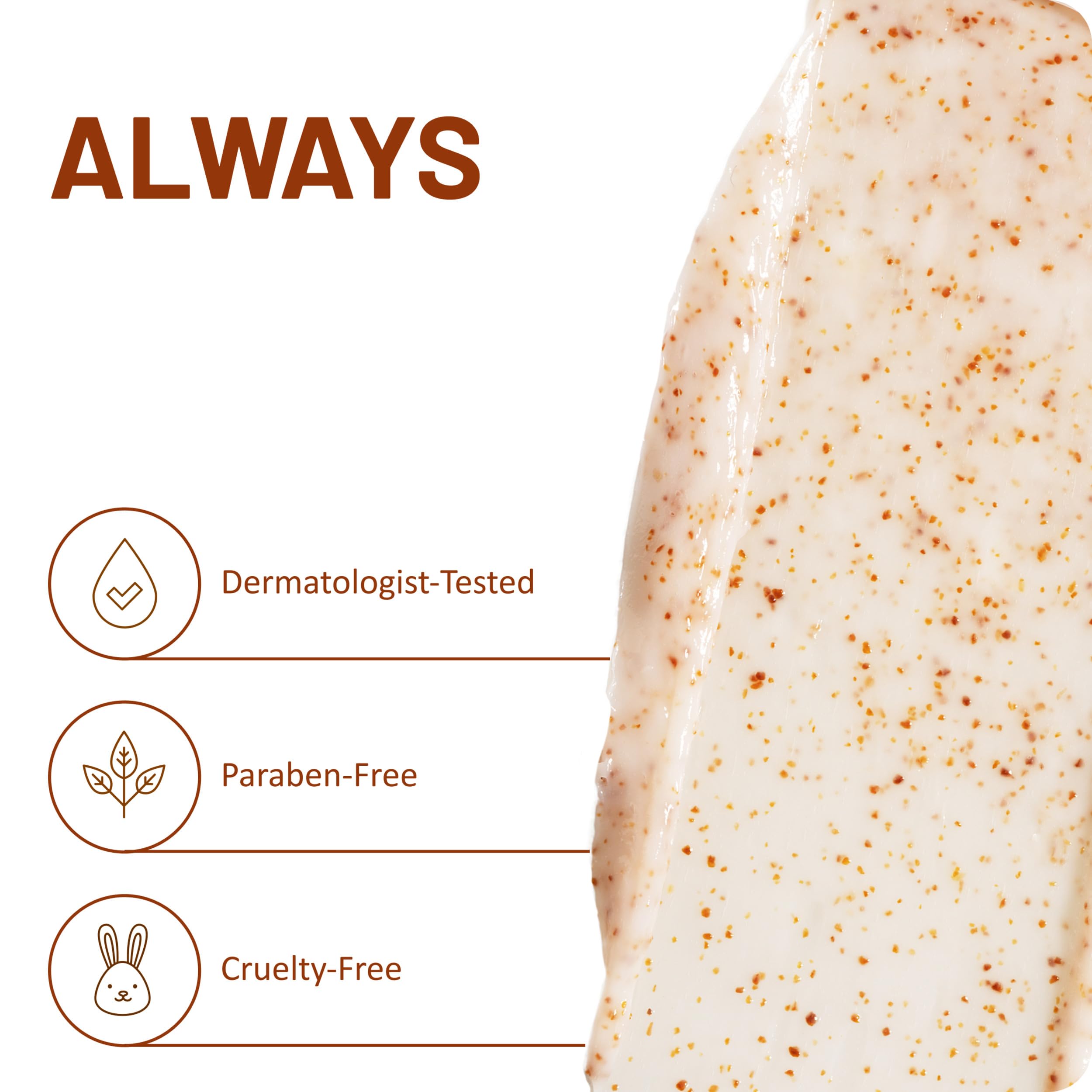 St. Ives etiqueta con ingredientes clave como extracto de albaricoque visible