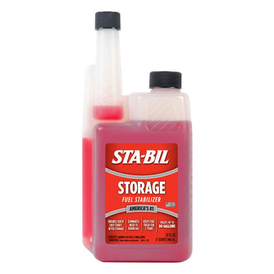 STA-BIL botella frontal 32 oz mostrando etiqueta y beneficio de conservación