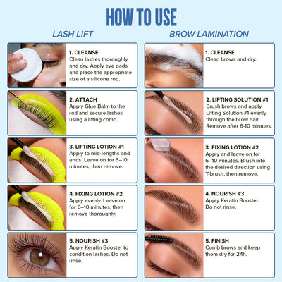 STACY LASH applied on model demonstrating lifted lashes and natural definition