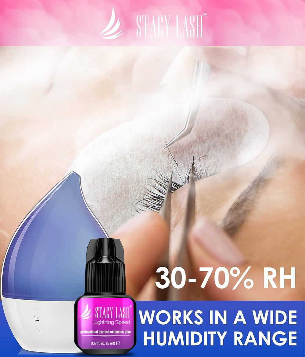 STACY LASH ambiente de salón con herramientas, favoreciendo trabajo eficiente