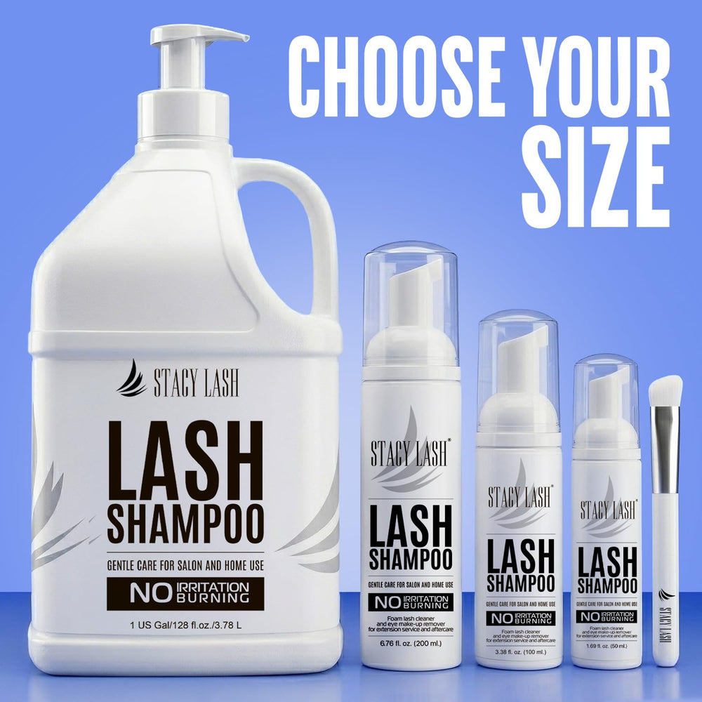 STACY LASH etiqueta con ingredientes, fórmula sin químicos agresivos