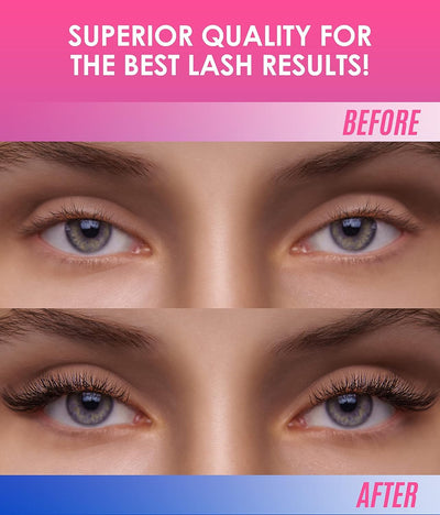STACY LASH resultado antes y después mostrando retención y aspecto natural
