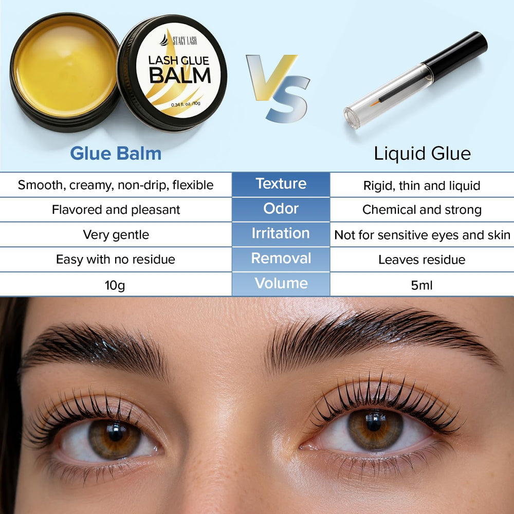 STACY LASH tools beside a ruler for scale showing compact professional kit