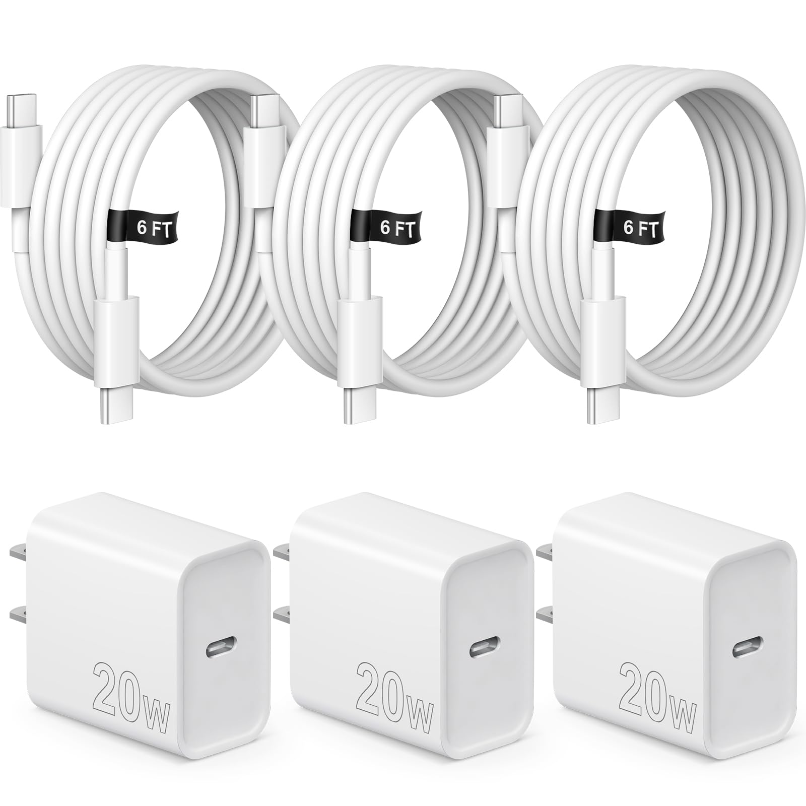 STAKYCET cargador frontal pack de 3 mostrando diseño compacto y carga rápida