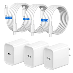STAMISH pack frontal con 3 cargadores y 3 cables, solución rápida y múltiple