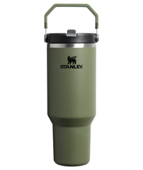 STANLEY vaso IceFlow 2.0 frontal mostrando diseño Dried Pine y capacidad 40 oz