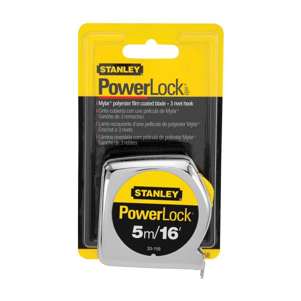 STANLEY PowerLock primer plano del recubrimiento Mylar que protege las graduaciones
