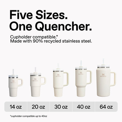 STANLEY FlowState rotating lid detail for versatile drinking benefit