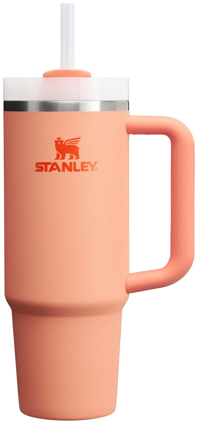 STANLEY Quencher front view showing nectarine color and capacity benefit