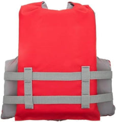 Stearns child wearing life vest paddling on kayak demonstrating freedom of movement