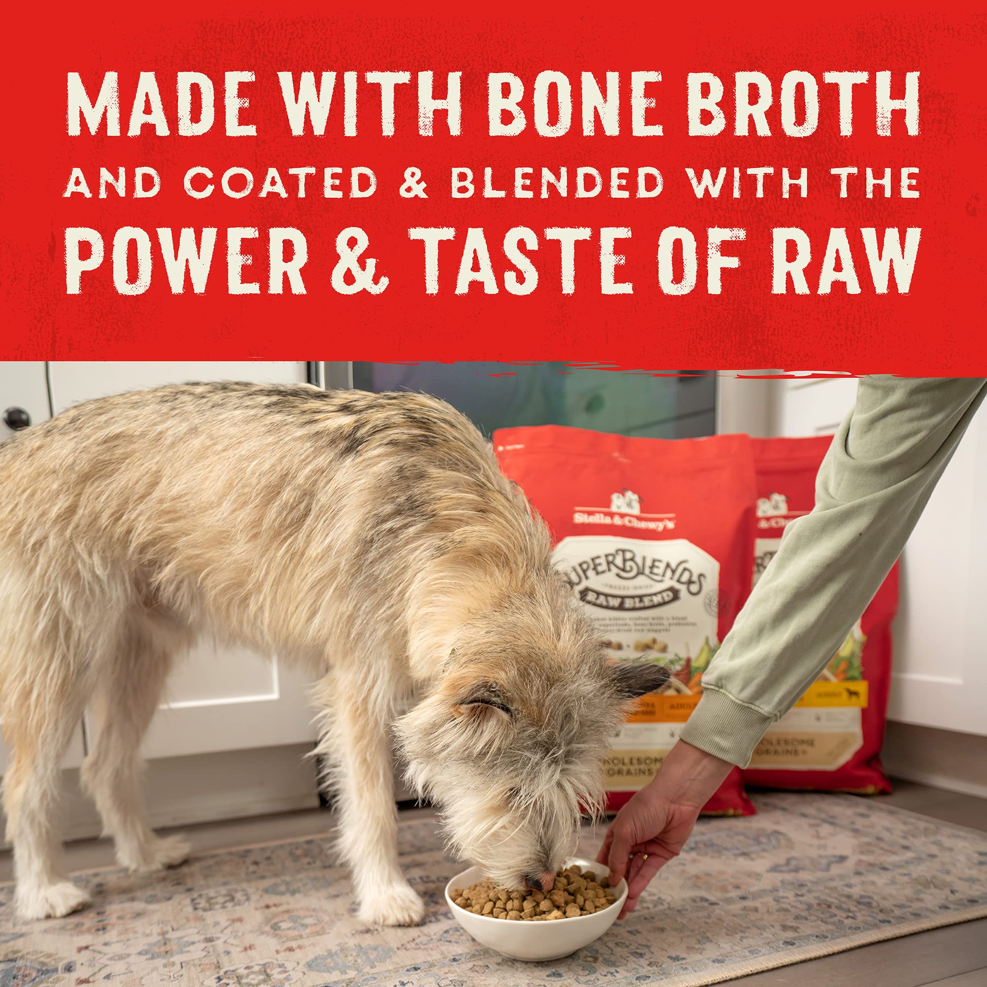 Stella & Chewy's bolsa abierta con cierre hermético para conservar frescura