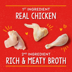 Stella & Chewy's comida servida en plato para perro pequeño, aspecto apetecible