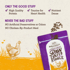 Stella & Chewy's kibble in bowl presented for feeding, encourages picky eaters