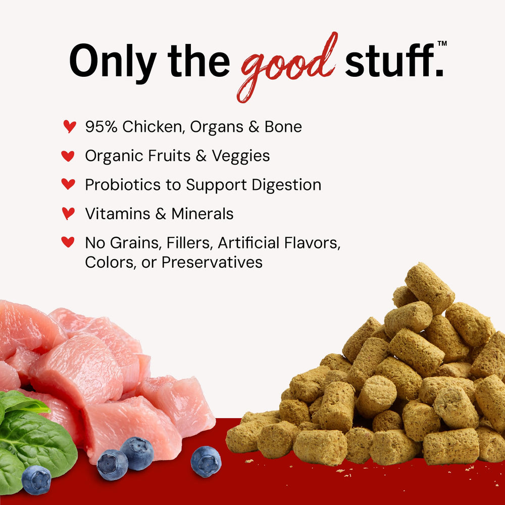 Stella & Chewy's rehydrated texture in bowl illustrating softer meal option