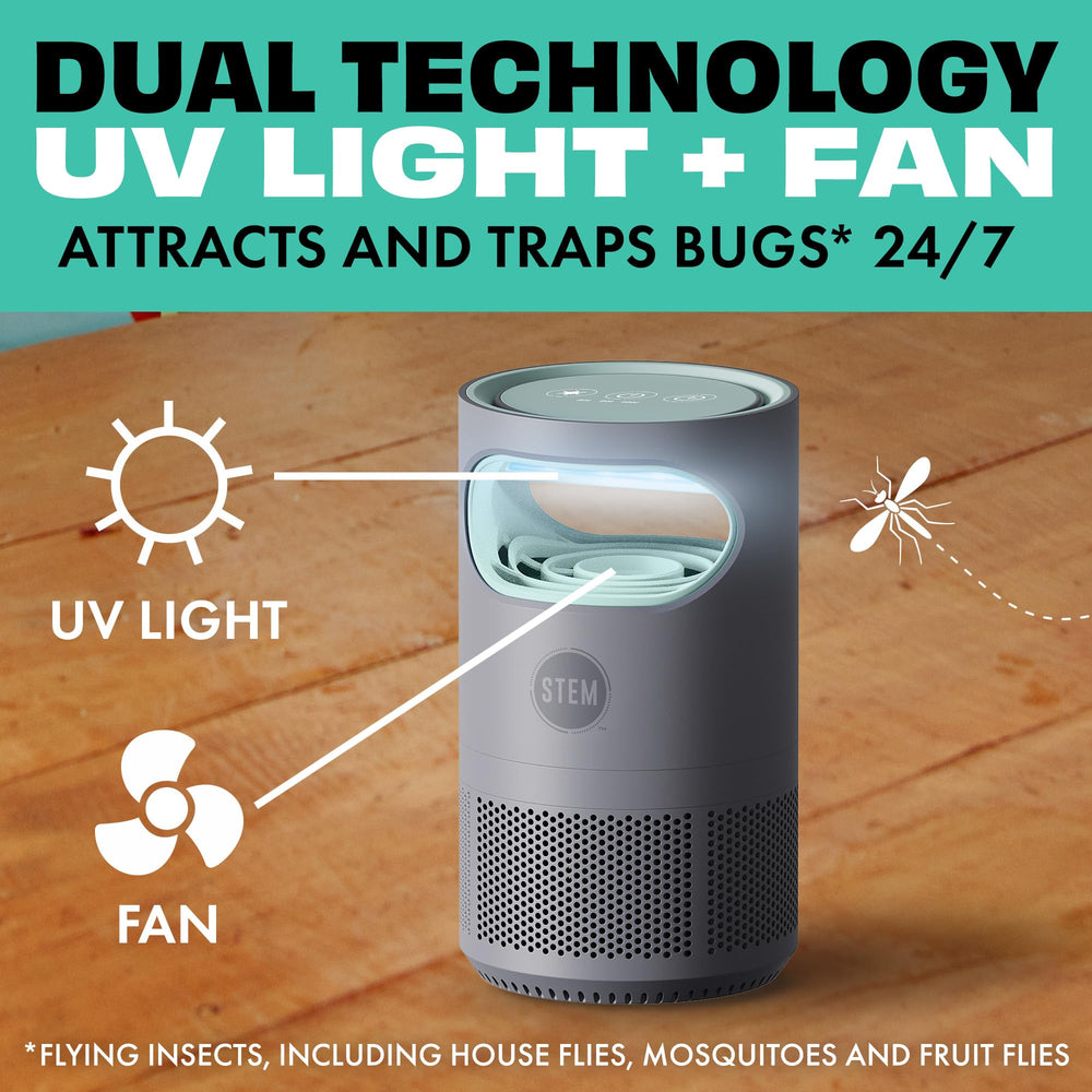 STEM detalle de la luz UV que atrae insectos para captura eficaz