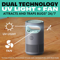 STEM detalle de la luz UV que atrae insectos para captura eficaz