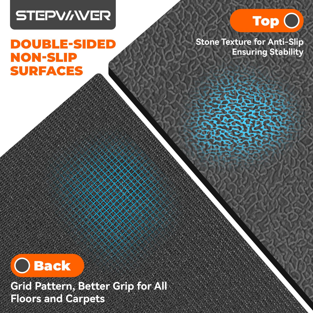 Stepwaver alfombra guardada en armario ideal para espacios pequeños