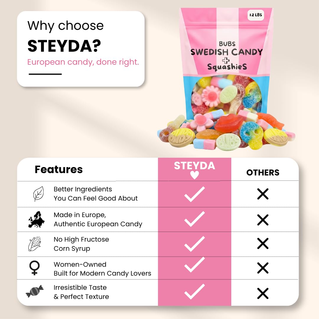 STEYDA marshmallow flower en detalle, esponjosidad visible y atractiva