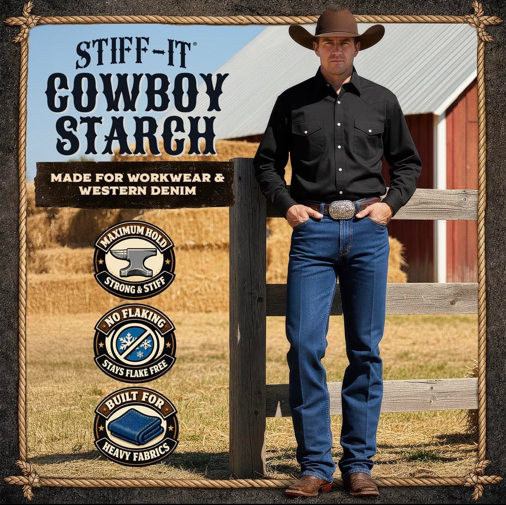 Stiff-it en uniforme de trabajo mostrando aspecto limpio y resistente