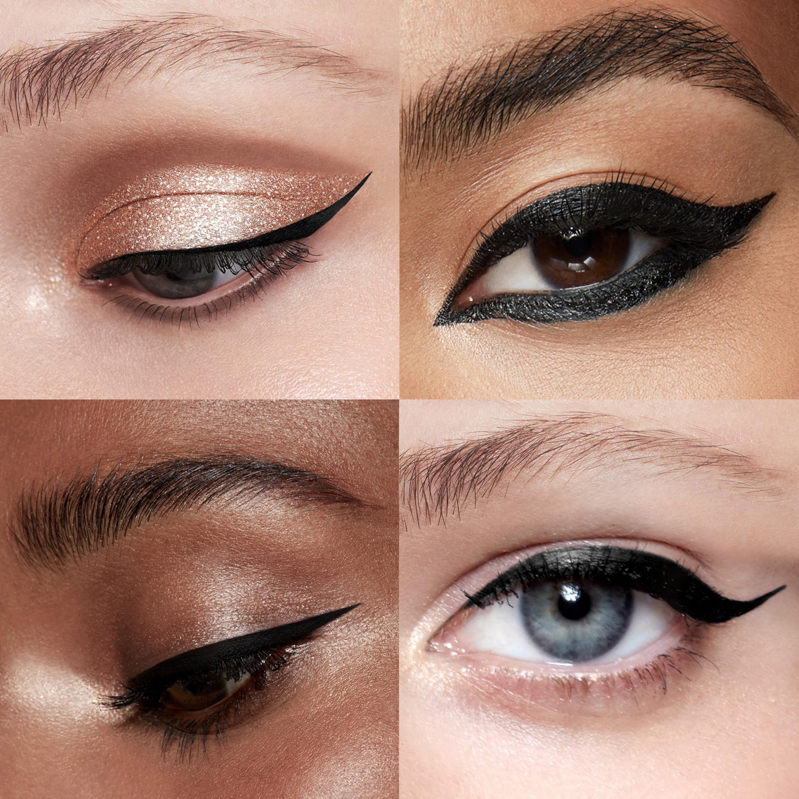 stila delineador aplicado en ojo para levantar la mirada y definir pestañas