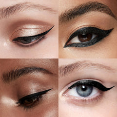 stila delineador aplicado en ojo para levantar la mirada y definir pestañas