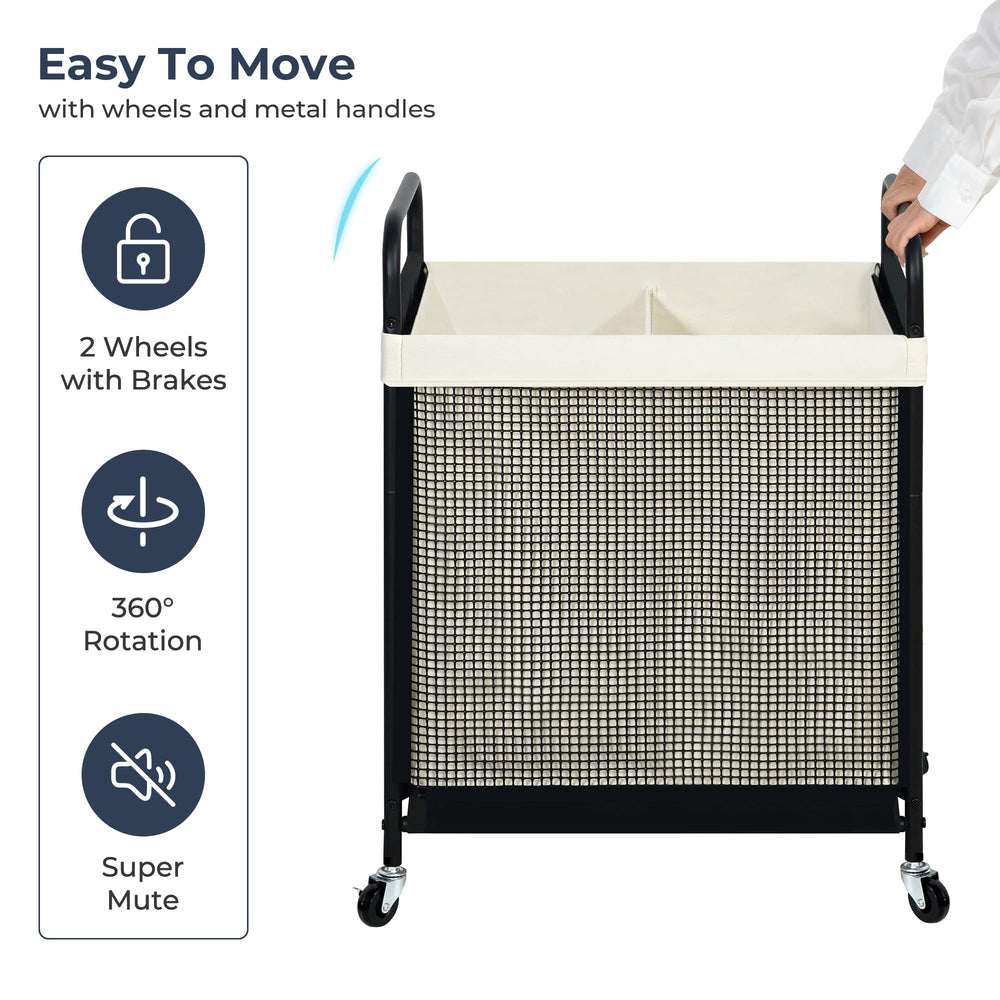 STO STO size comparison with laundry showing true 100L capacity benefit