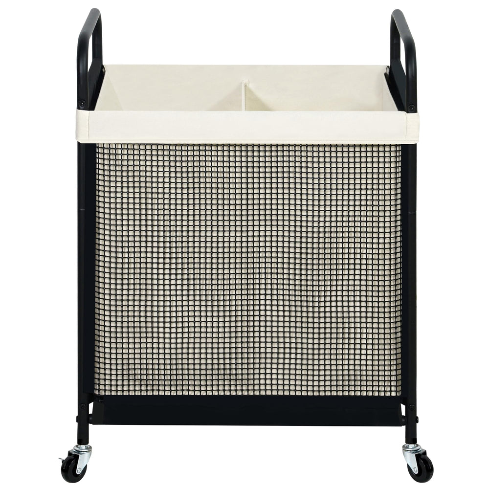 STO STO front view of full 100L cart showing organized sorting benefit