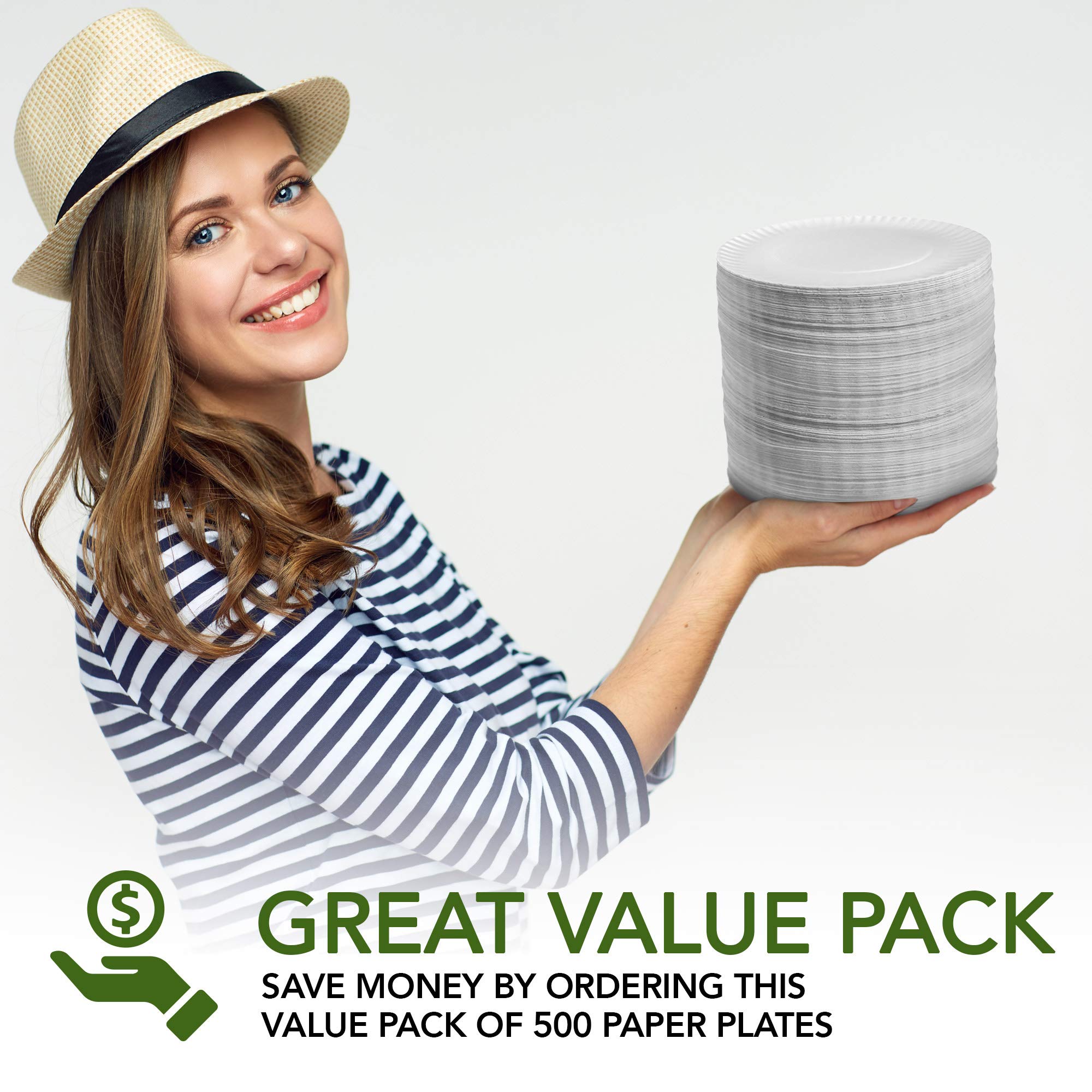 Stock Your Home plato en mesa con comida listo para servir