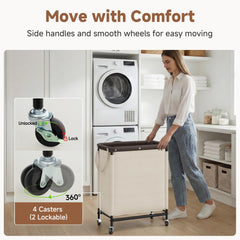 StorageWorks Oxford fabric close-up demonstrating durable, easy-to-clean texture