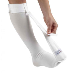 The Strassburg Sock vista frontal con empaque, comodidad nocturna garantizada