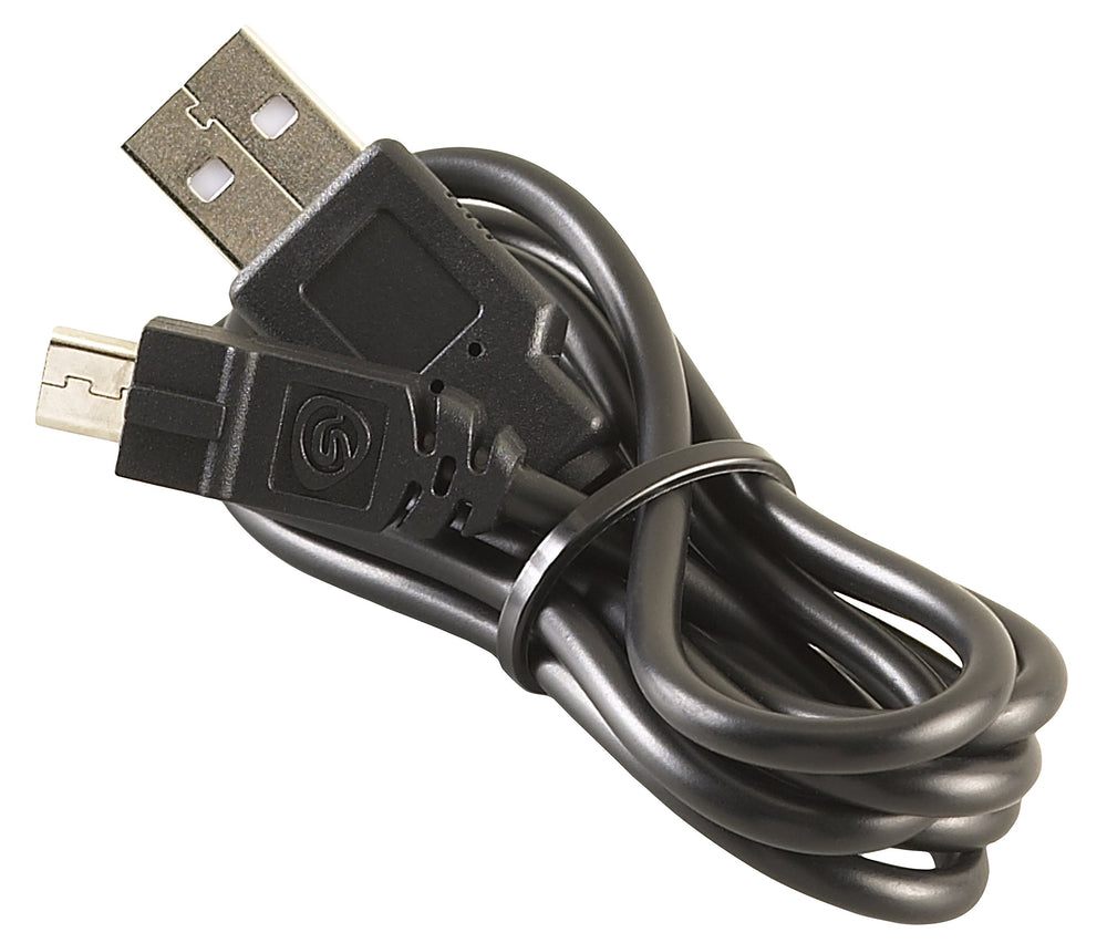 Streamlight MicroStream micro-USB charging port closeup, quick recharge convenience